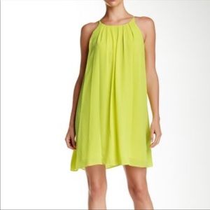 Vince Camuto yellow shift dress